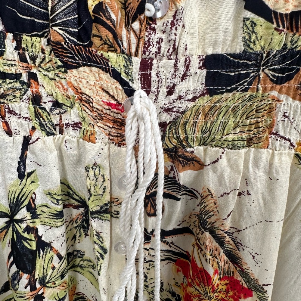 Floral Print Dress with Tassel Tie - Picture 7 of 8